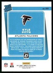 2021 Donruss Optic #211 Kyle Pitts