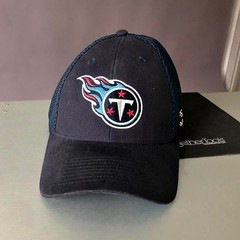 VTG TENNESSEE TITANS BALL CAPS AFC CHAMPIONS, INAUGURAL GAME & LOGO LOT OF 3