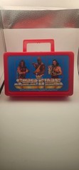 1991 WWF SUPERSTARS RED Lunchbox/Pencil Case Warrior, Hogan, Jake the Snake