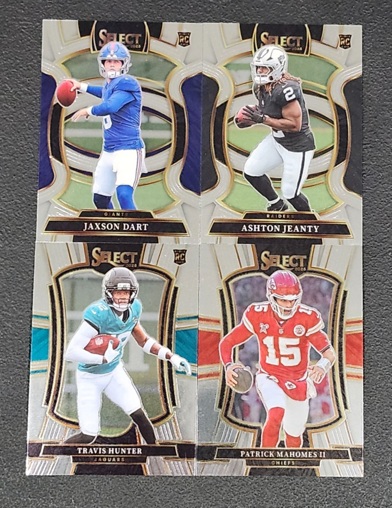 2025 Select Football BASE 1-200 with Rookies You Pick – 2 Card Minimum