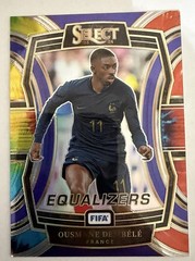 2023-24 Panini Select FIFA – Equalizers Ousmane Dembele #10 Tie-Dye Prizm /49