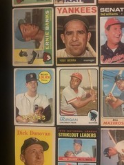 1950s 60s 70s Vintage Topps Hof Lot(125) Aaron Banks Berra Clemente Mantle Mays