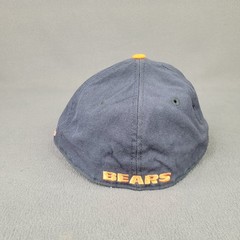 Mitchell Ness Chicago Bears Wool Hat Size 7 3/4 Blue Orange Bear Logo Fitted