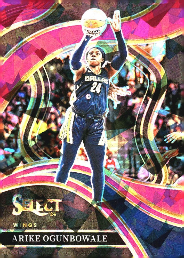 2024 Panini Select WNBA #206 Arike Ogunbowale Prizms Red Ice