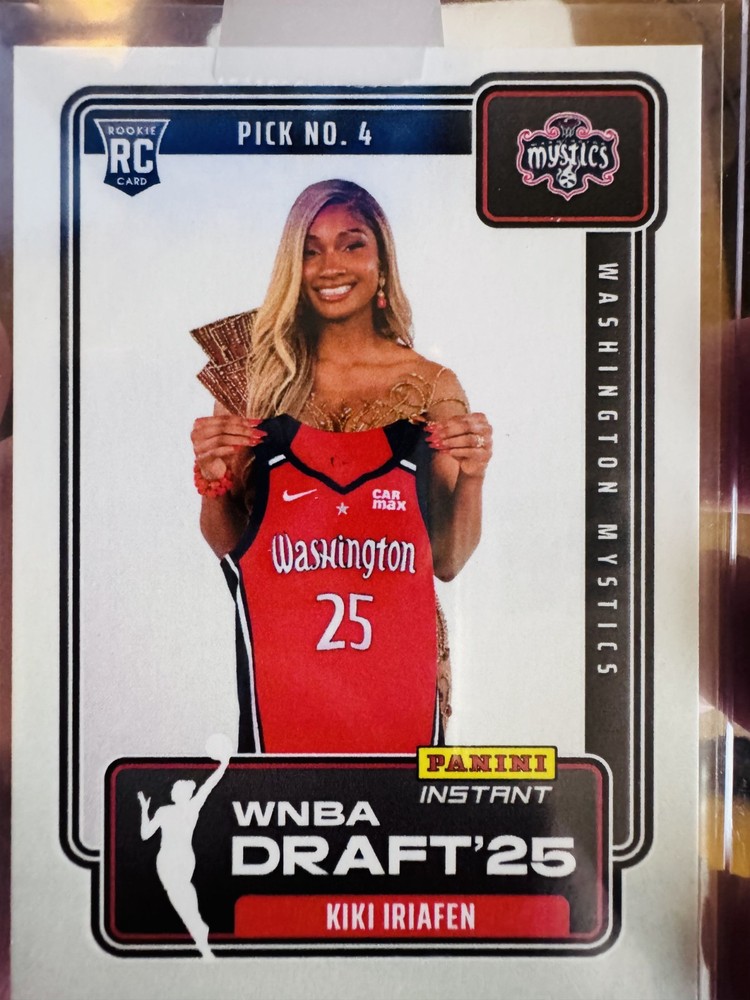 Kiki Iriafen Rookie 2025-26 Panini Instant WNBA – Draft Night #DN-4 /1687 (RC)