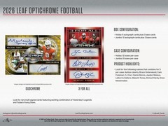 2026 LEAF OPTICHROME FOOTBALL HOBBY BOX – BRAND NEW – FREE SHIPPING 🔥🔥🔥