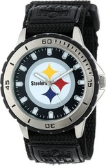 NEW – GAME TIME NFL Pittsburgh STEELERS Veteran Series Quartz WATCH