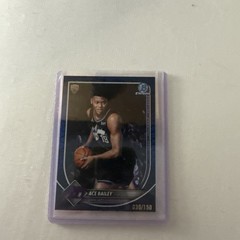 Ace Bailey RC Blue Reptilian /150 2025 Bowman Chrome Basketball BCV-5 Jazz