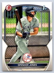 SPENCER JONES YANKEES RC 1st card 2023 BOWMAN PROSPECTS #BP-139