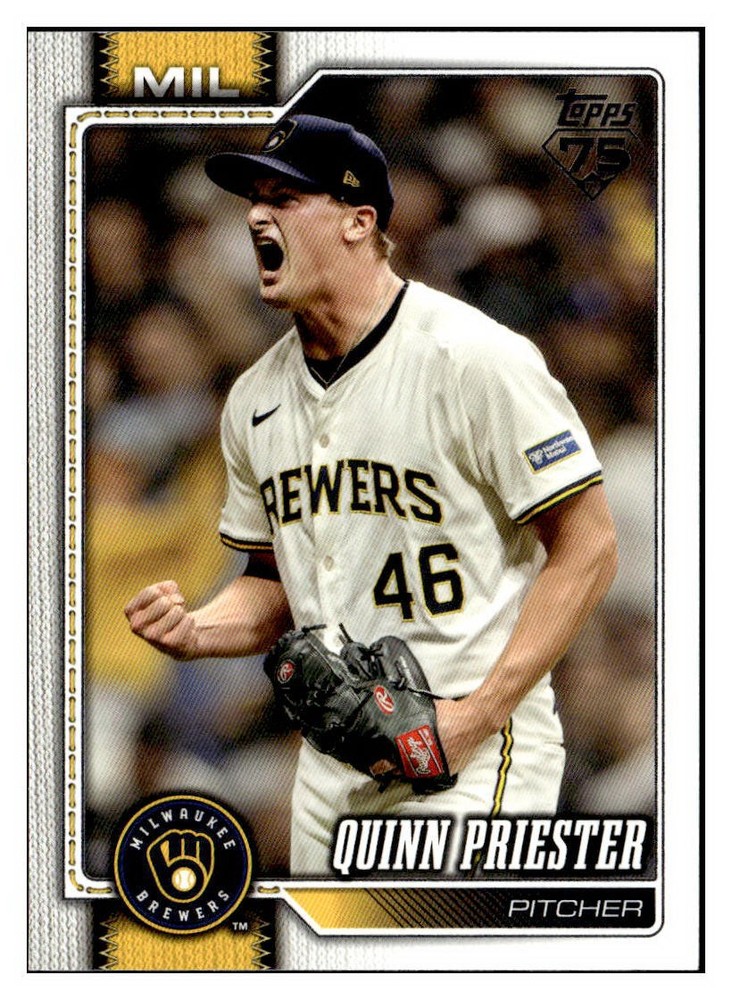 Quinn Priester 2026 Topps #684 Milwaukee Brewers *097