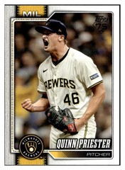 Quinn Priester 2026 Topps #684 Milwaukee Brewers *097
