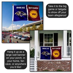 House Divided Flag – Baltimore vs Washington