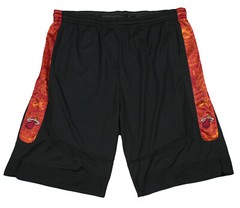 Zipway NBA Basketball Men&rsquo;s Miami Heat Big and Tall Blueprint Shorts, Black