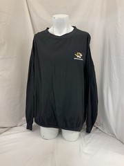 Missouri Tigers Pullover Jacket XXL Black 100% Nylon Westark YGI W1-198