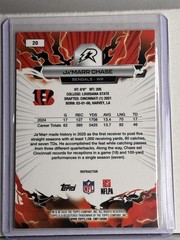 2025 Topps Resurgence Ja’Marr Chase REFRACTOR SILVER #20 Cincinnati Bengals