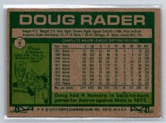 1977 Topps #9 Doug Rader