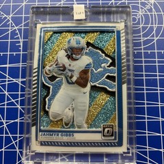 1/1 Custom HANDMADE Jahmyr Gibbs Football Card Detroit Lions Rb