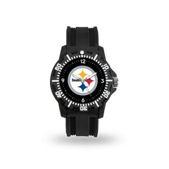 Pittsburgh Steelers Men&rsquo;s Black Watch – Steelers Gifts – Model Three Watch (NFL)