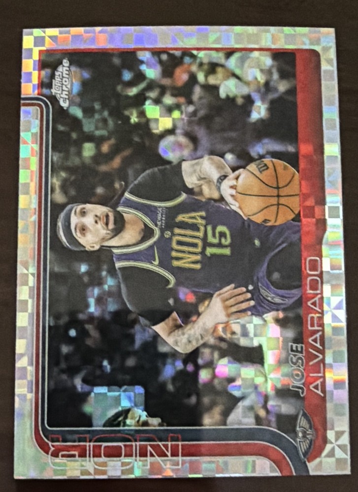 2025-26 Topps Chrome – Jose Alvarado #144 X-Fractor