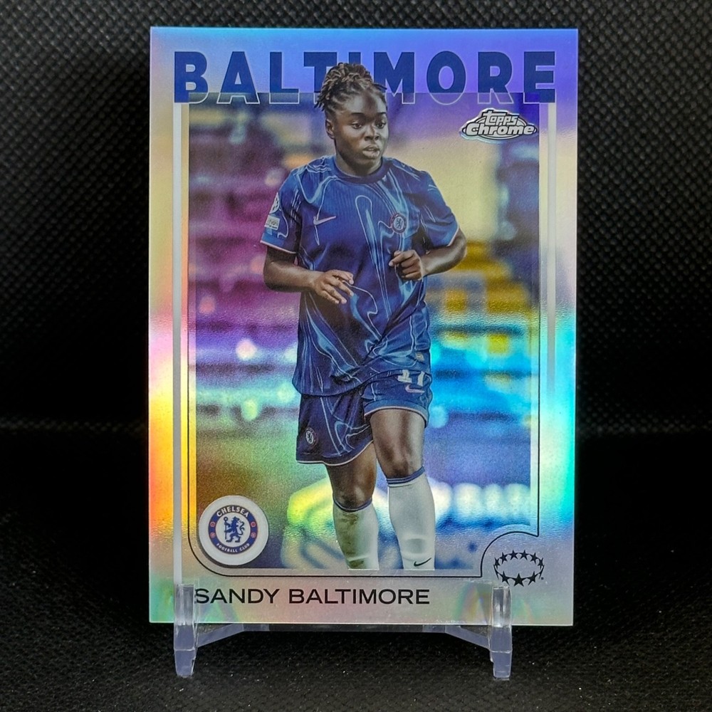 * SANDY BALTIMORE Silver Refractor #32 – 2024/2025 Topps Chrome UWCL Chelsea