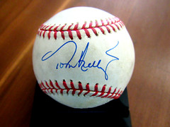 TOM KELLY 2 X WSC MINNESOTA TWINS MANAGER FUTURE HOF SIGNED AUTO GU&rsquo;ED OAL BAS