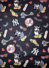 NY Yankees X Mickey Mouse Sleep Mask Cotton NWT Perfect Stocking Fan Gift