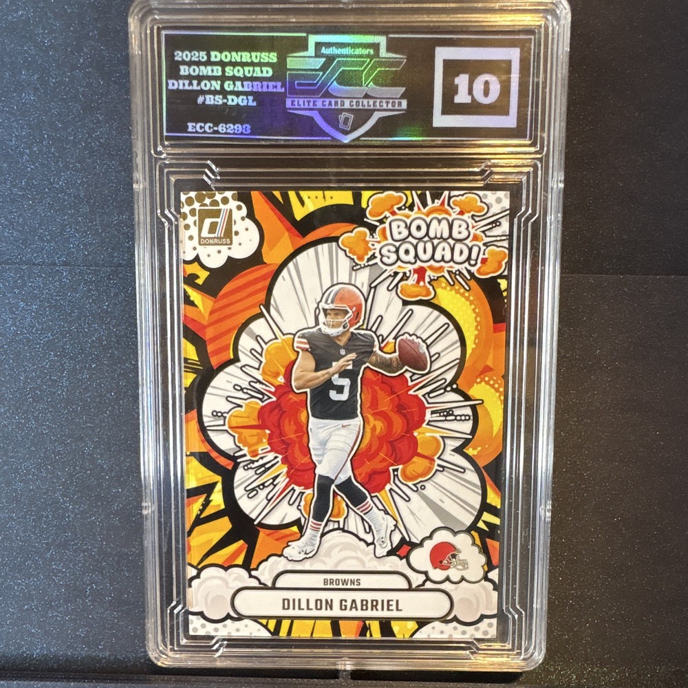 2025 Panini Donruss Bomb Squad Dillon Gabriel #BS-DGL Graded Browns