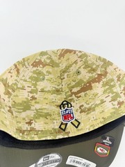 Kansas City Chiefs New Era Hat Cap 39Thirty Sz L/XL USA Salute to Service Camo