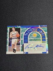 Sarunas Marciulionis Auto 2018-19 Panini Cornerstones Marble #KS-SMC #/10 069032