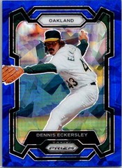 2024 Panini Prizm #89 Dennis Eckersley Blue Ice Prizms