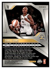 Dana Evans 2024 Panini Prizm WNBA Ice Orange Prizms #72 Chicago Sky