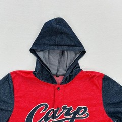 Hiroshima Toyo Carp Jersey Mens Large Red Japan NPB Baseball 2017 Hooded Shirt