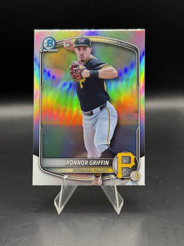 2025 Bowman Draft Chrome Konnor Griffin Refractor BDC-102 Pirates