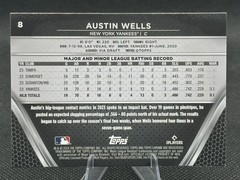 2024 Topps Chrome Black Austin Wells Rookie Card RC #67 New York Yankees