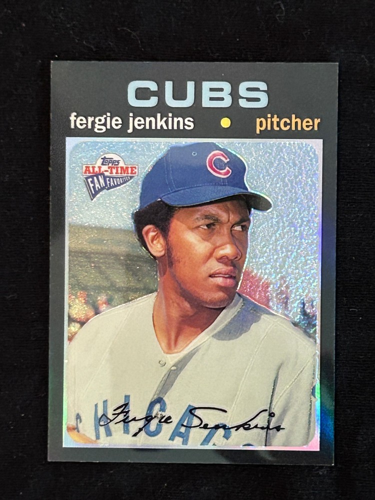 2005 Topps All-Time Fan Favorites Ferguson Jenkins /299 REFRACTOR 45 Chicago Cub