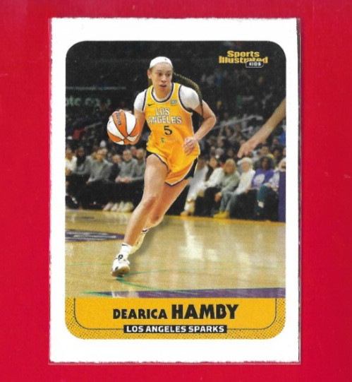 2024 Sports Illustrated SI Kids Dearica Hamby RC, WNBA Los Angeles Sparks #1136
