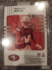 2020 Panini Absolute Football Brandon Aiyuk #19 Rookie Materials San Francisco