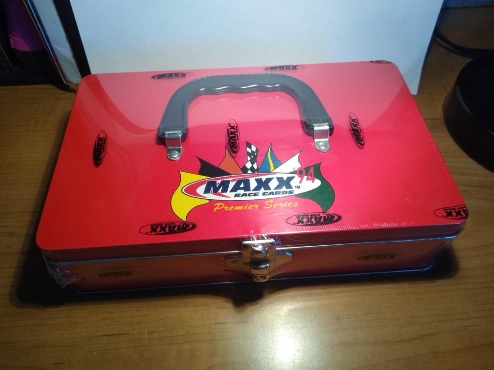 1994 Maxx Premier Series Factory Sealed Tin Box + Jumbo Bonus Cards