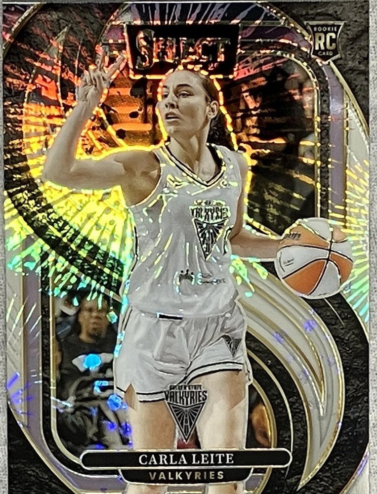 Carla Leite Silver Party Prizm RC SSP 2025 Select WNBA Valkyries Rookie