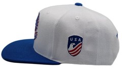 USA FIFA World Cup New Adidas 2026 EAGLE White Blue Red Snapback Era Hat Cap