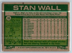 1977 Topps Stan Wall Los Angeles Dodgers #88