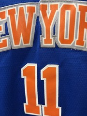 Jalen Brunson Jersey Finals Replica Blue Home Adult Large NWT