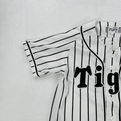 Hanshin Tigers Jersey Mens Small White Japan NPB Baseball Hojoh 2 Mizuno