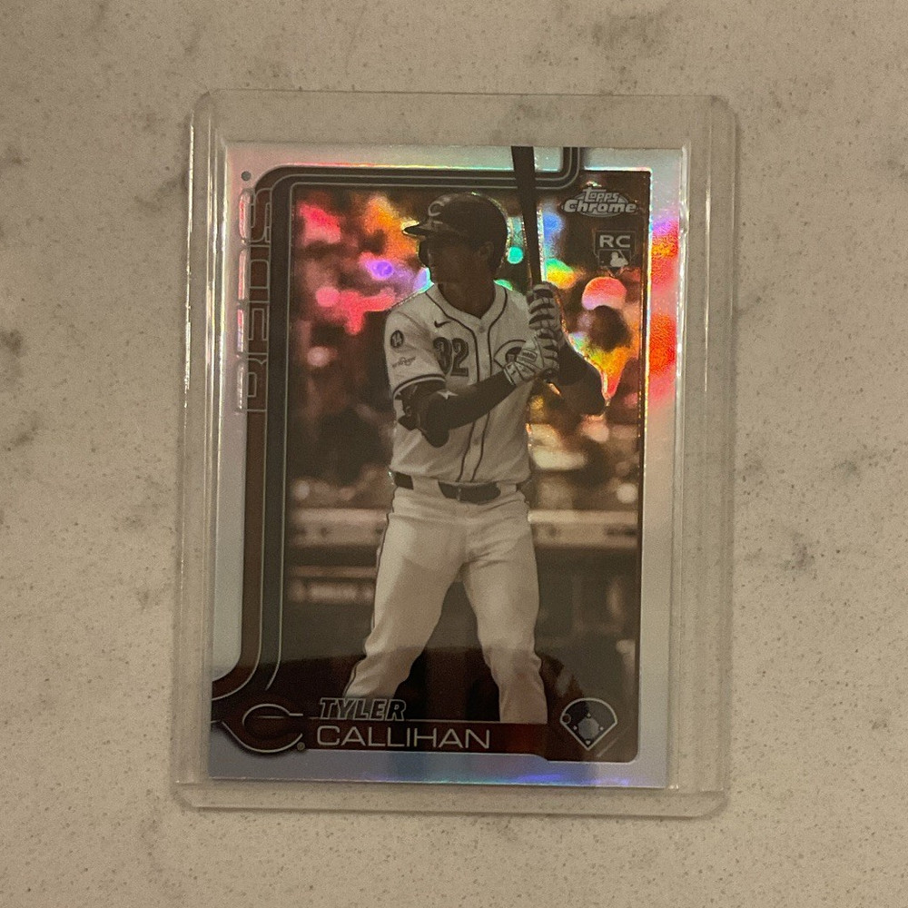 Topps Chrome 2025 Update Tyler Callihan Cincinnati Reds Rookie Card #USC156