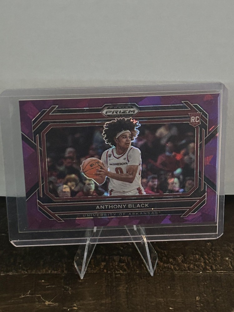 2023 Panini Prizm Draft Picks #68b Anthony Black Purple Ice #/149