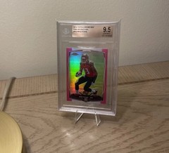 2014 Topps Chrome Mini Mike Evans #185 BCA Pink Refractor /25 (RC)