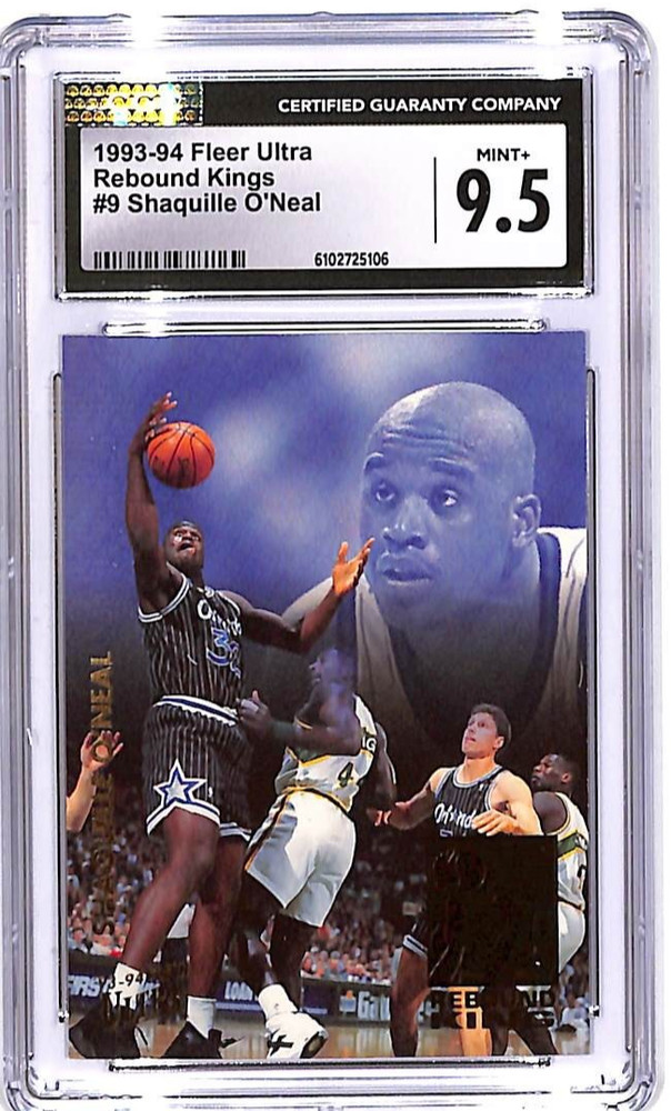 1993-94 Fleer Ultra Shaquille O&rsquo;Neal Rebound Kings #9 CGC 9.5 Magic