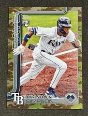 2025 Topps Update Chandler Simpson RC Memorial Day Camo 24/25 #US277