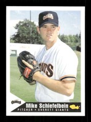 1994 Classic Best Everett Giants 25 Mike Schiefelbein ssp super short print BXCP
