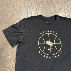 NWT Nike Dri-Fit UCF Knights Black Gold Legend Short Sleeve T-Shirt Mens Large L